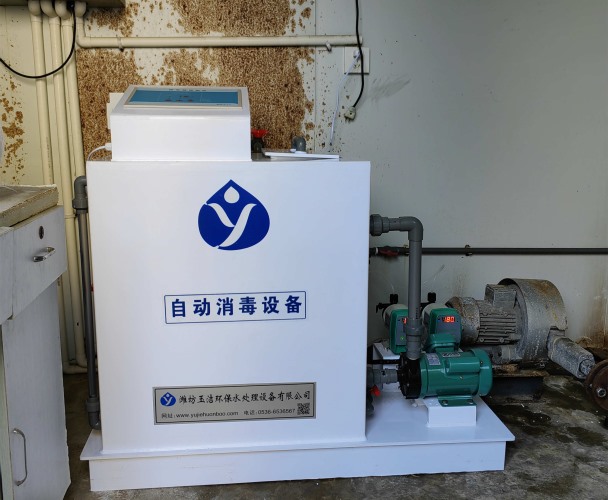 湖北醫(yī)院污水消毒設(shè)備安裝現(xiàn)場(chǎng)