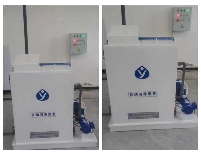 醫(yī)院污水消毒設備安裝現(xiàn)場